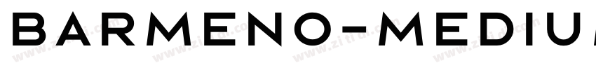 Barmeno-Medium字体转换