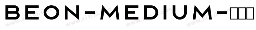 Beon-Medium字体转换