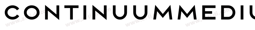 ContinuumMedium字体转换
