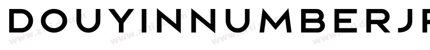 DouyinNumberJRMedium字体转换