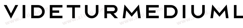 VideturMediumLamont字体转换