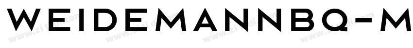 WeidemannBQ-Medium字体转换 WeidemannBQ-Medium字体转换