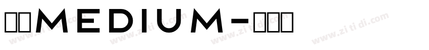 惠普Medium字体转换