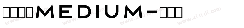 金萱那提Medium字体转换