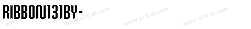 Ribbon131by字体转换