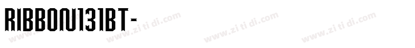 ribbon131BT字体转换
