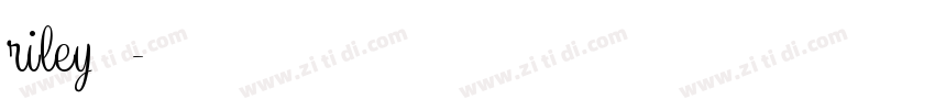 riley下载站字体转换