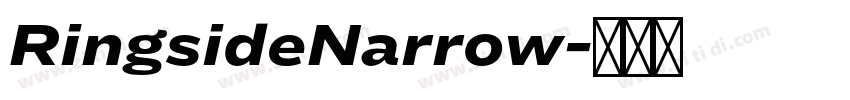 RingsideNarrow字体转换