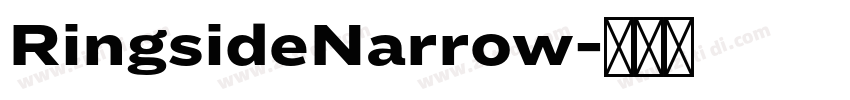 RingsideNarrow字体转换