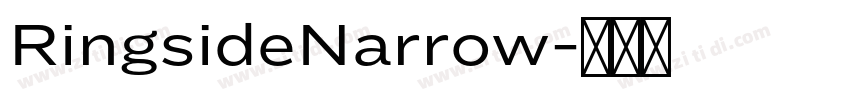 RingsideNarrow字体转换