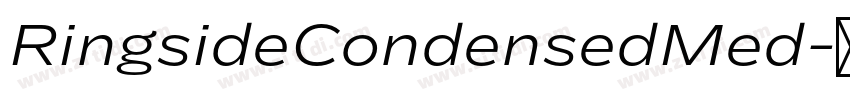 RingsideCondensedMed字体转换 RingsideCondensedMed字体转换