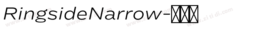 RingsideNarrow字体转换