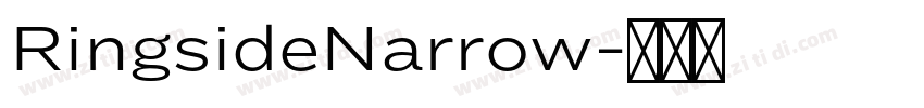 RingsideNarrow字体转换