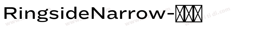 RingsideNarrow字体转换