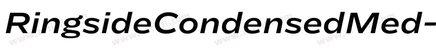 RingsideCondensedMed字体转换 RingsideCondensedMed字体转换
