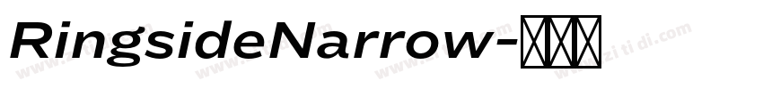 RingsideNarrow字体转换