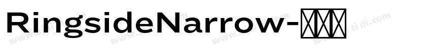 RingsideNarrow字体转换