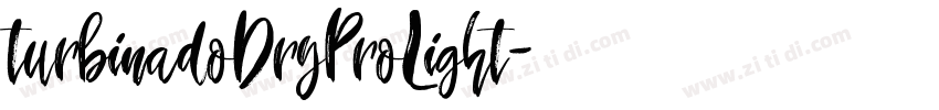 turbinadoDryProLight字体转换