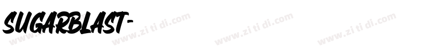SugarBlast字体转换