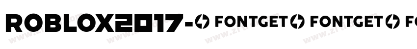 roblox2017字体转换