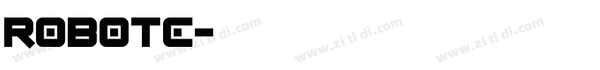 robote字体转换
