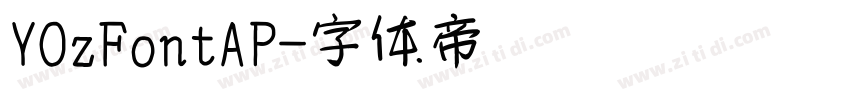 YOzFontAP字体转换