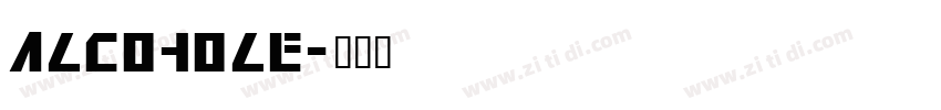 Alcohole字体转换