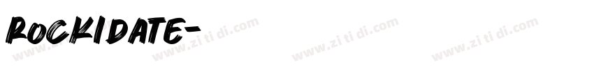 Rockidate字体转换
