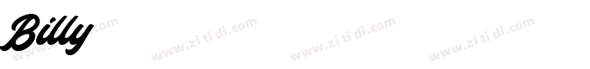 Billy字体转换