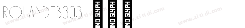 RolandTB303字体转换
