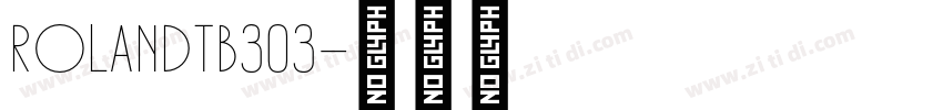 RolandTB303字体转换