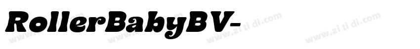 RollerBabyBV字体转换