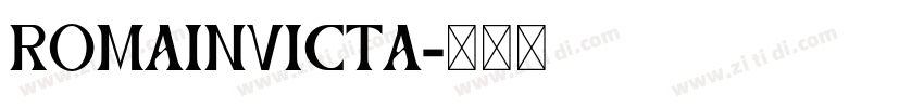 RomaInvicta字体转换