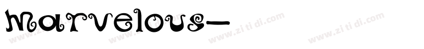 Marvelous字体转换