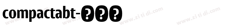compactabt字体转换