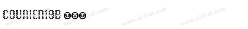 Courier10B字体转换 Courier10B字体转换