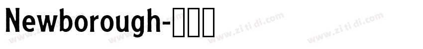 Newborough字体转换