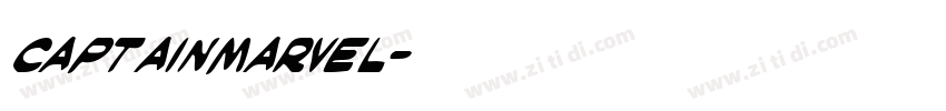 CaptainMarvel字体转换