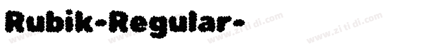 Rubik-Regular字体转换 Rubik-Regular字体转换