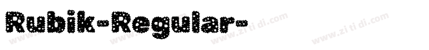 Rubik-Regular字体转换 Rubik-Regular字体转换