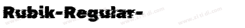 Rubik-Regular字体转换 Rubik-Regular字体转换