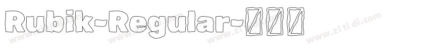Rubik-Regular字体转换 Rubik-Regular字体转换