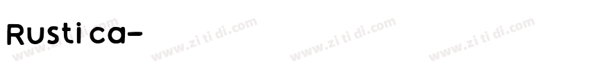 Rustica字体转换