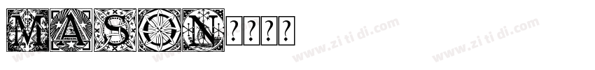 mason字体转换