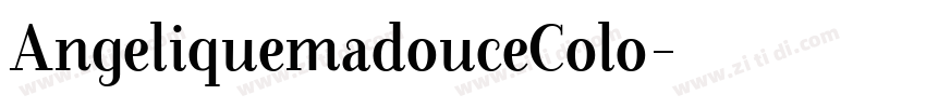 AngeliquemadouceColo字体转换
