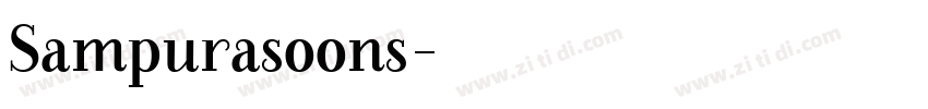 Sampurasoons字体转换