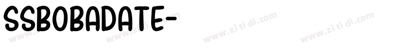 SSBobaDate字体转换