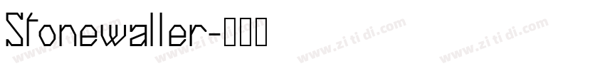 Stonewaller字体转换