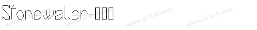 Stonewaller字体转换