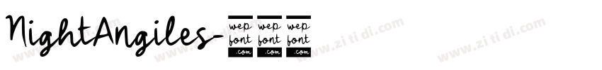 NightAngiles字体转换